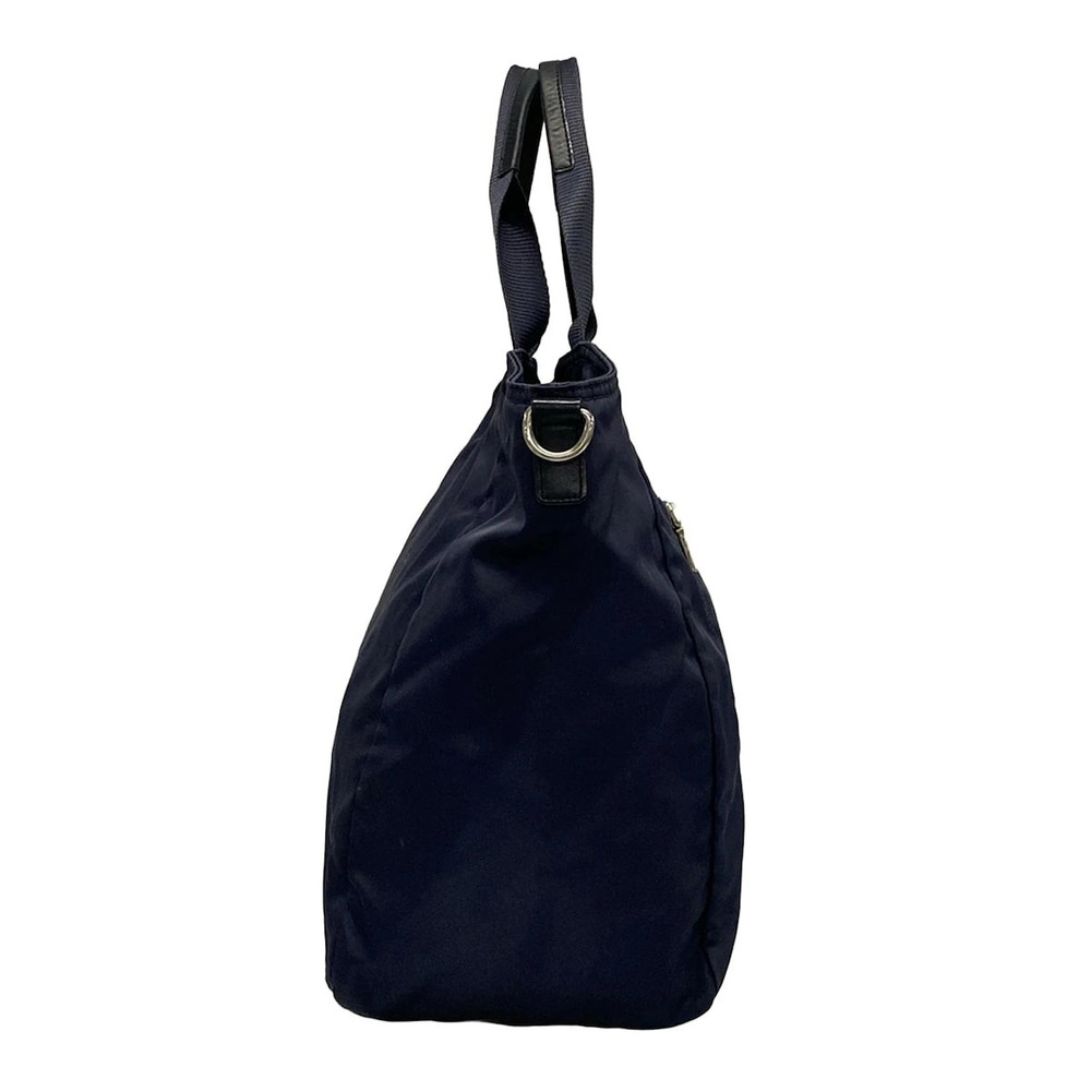 Prada Navy Blue dark handbag leather